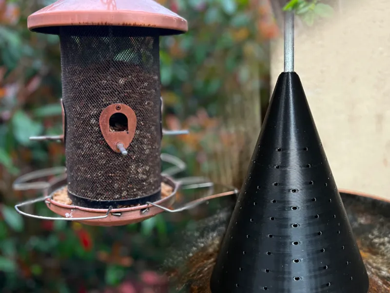 Bird Feeder Ventilation Cone