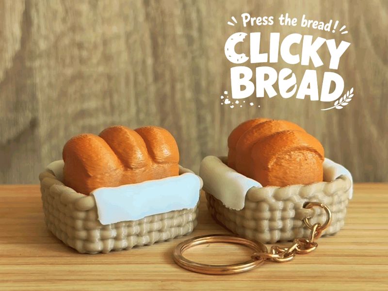 Clicky Bread – Yamagata Bread Fidget Toy