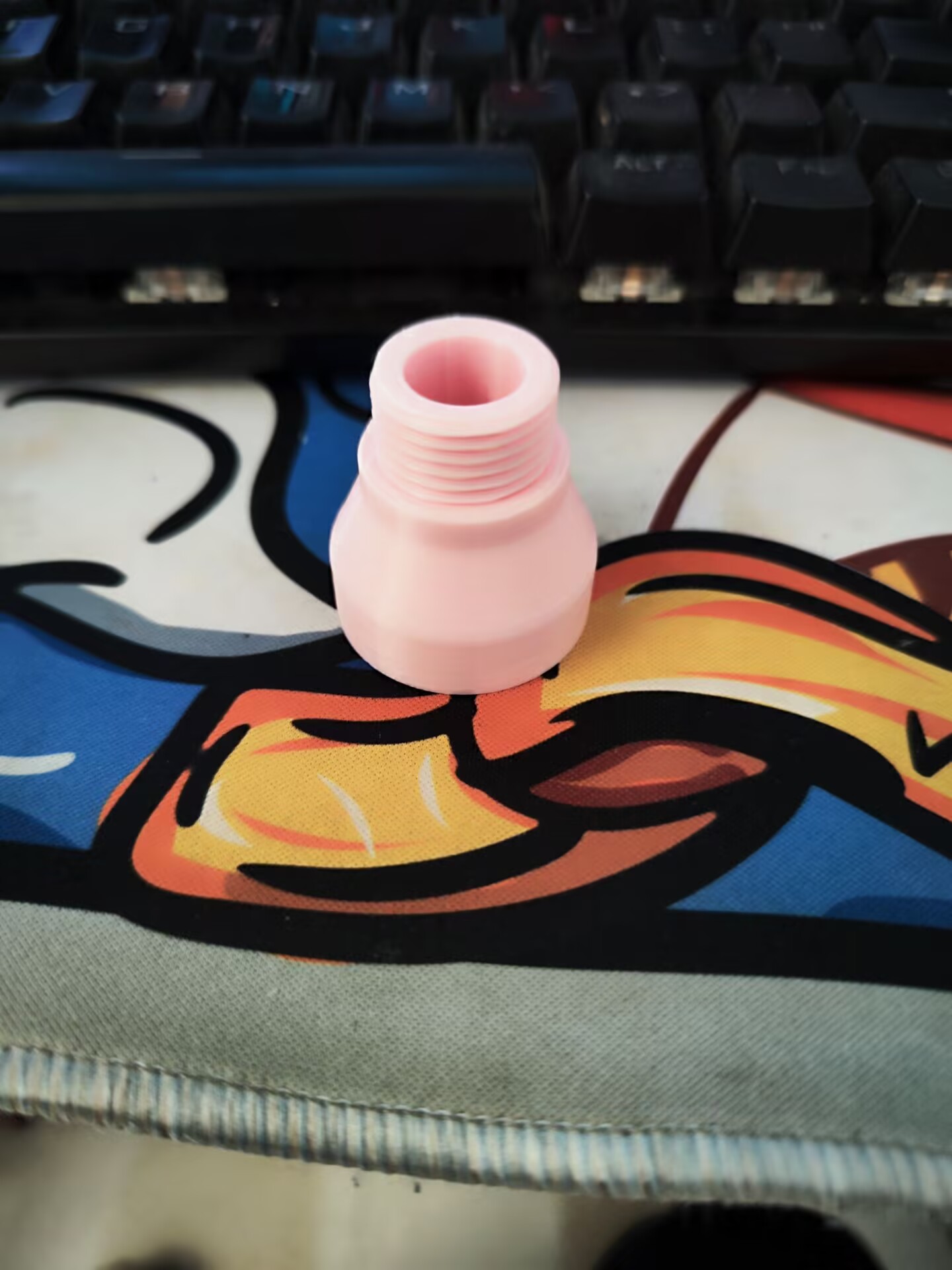 Miniatura 3 do modelo 3D 饮料瓶透明花洒转接头~用于花洒软管/4分接口