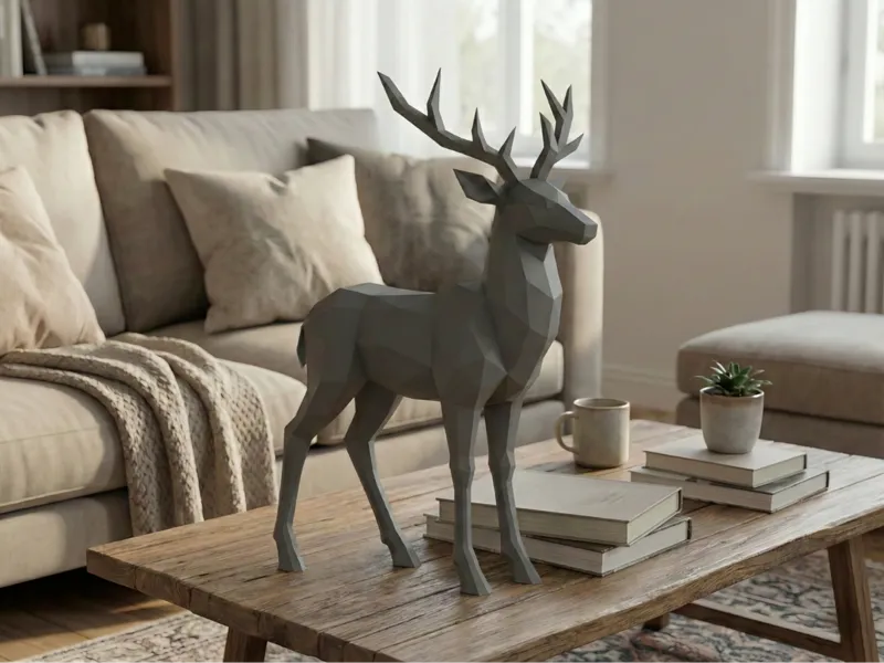 lowpoly deer