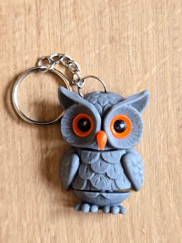 Llavero: Owl flexi keychain — vista de referencia 2