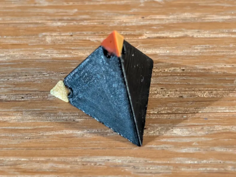 Binary Tetrahedral Dice