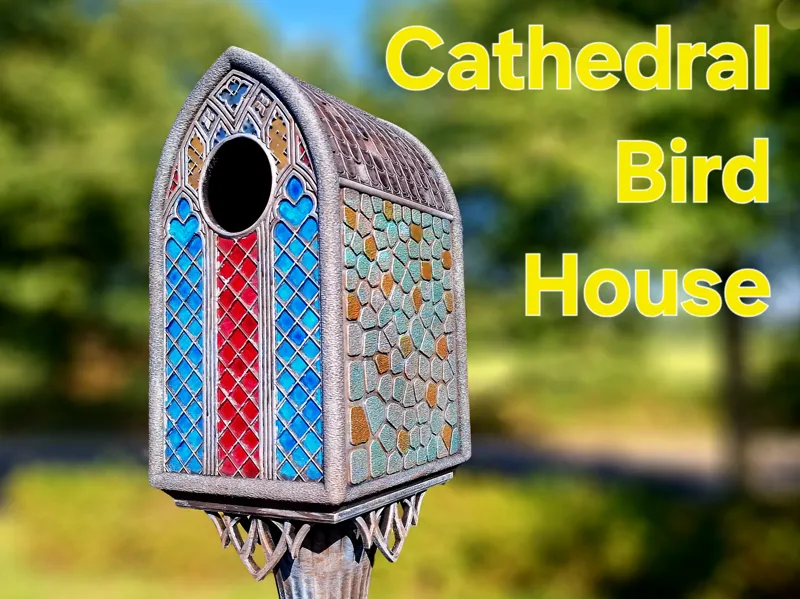 Cathedral Bird House