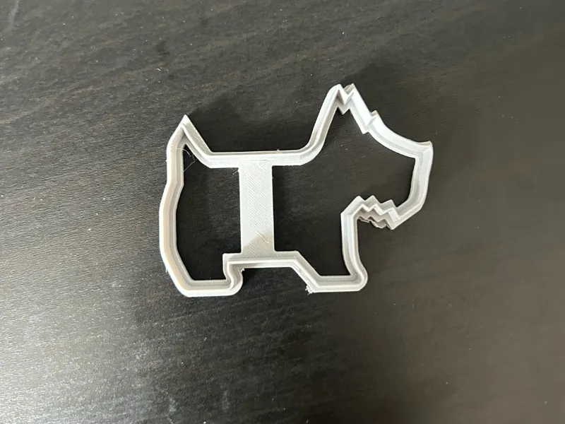 Radley Dog Fondant / Mini Cookie Cutter