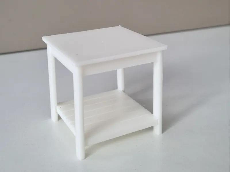 Dollhouse End Table - 1:12 Miniature