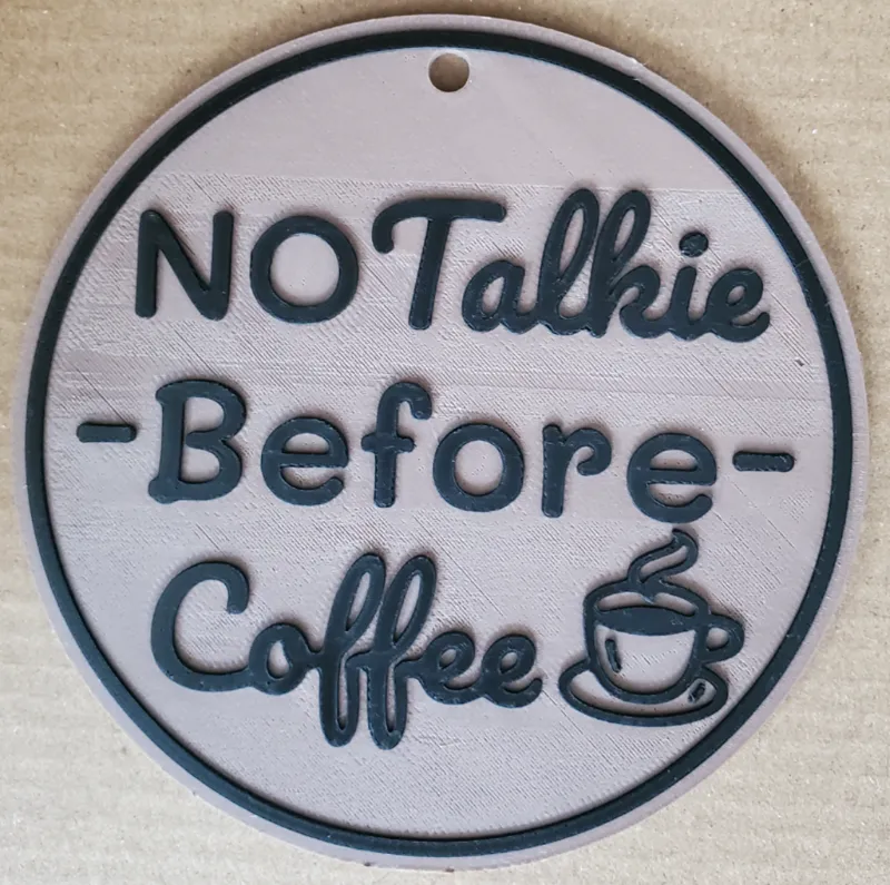 No Talkie Before Coffee!