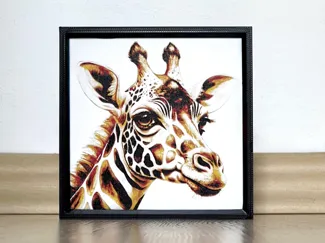 Hueforge HELGA die Giraffe o.Frame-o.Rahmen