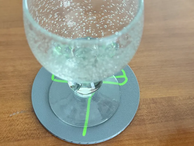 Sous-verres feuille de ginkgo