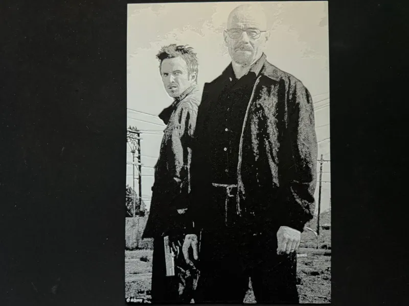 Breaking Bad "Walter White&Jesse Pinkman" Hueforge