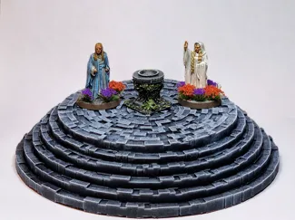 Elven Circular Platform Terrain MESBG Warhammer