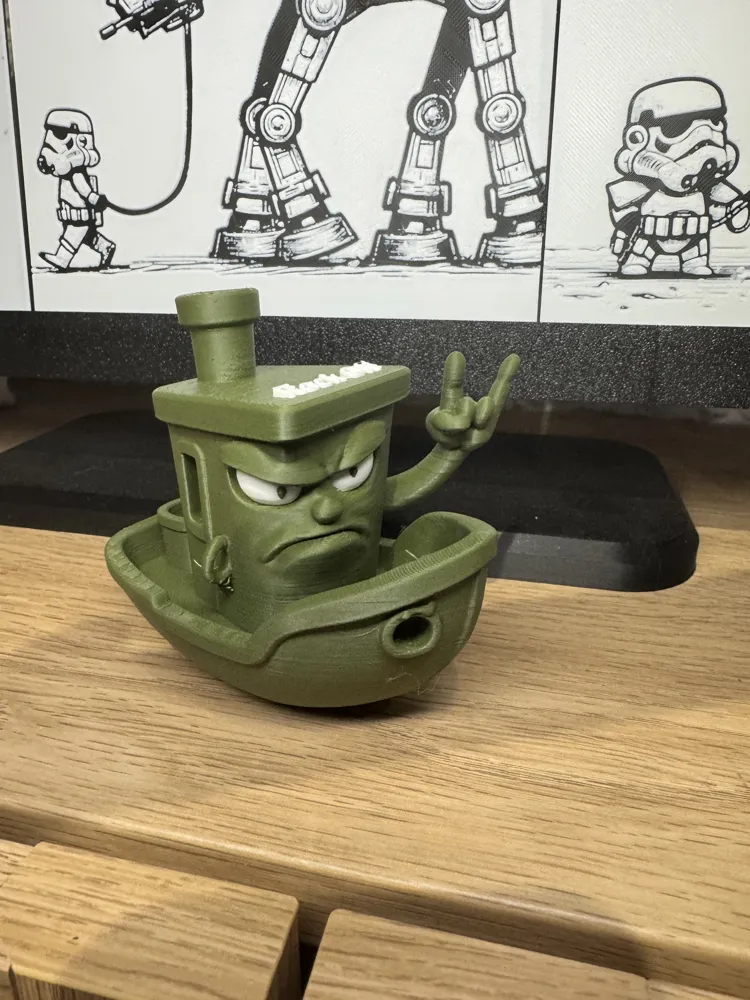 Rock On Benchy - Free 3D Print Model - MakerWorld