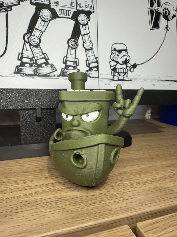 Rock On Benchy - Free 3D Print Model - MakerWorld