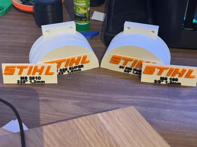 Chainsaw Chain Wall Mount
