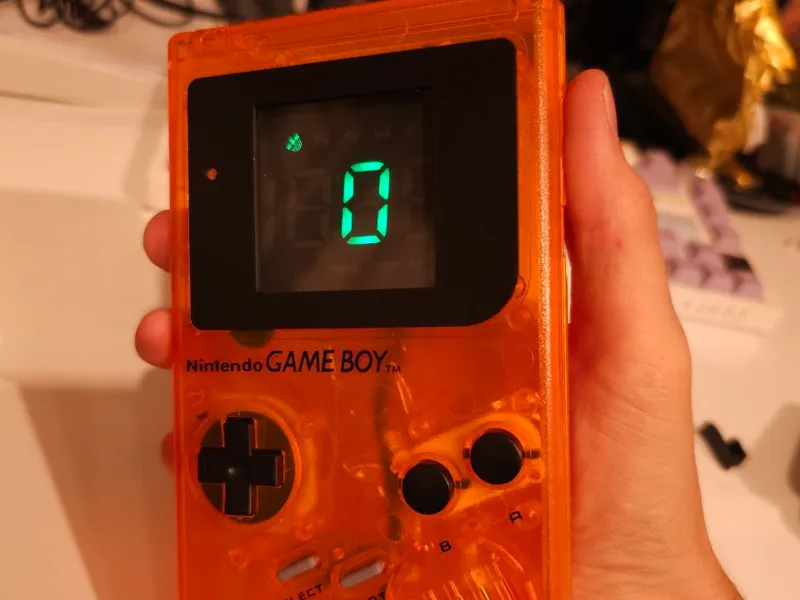 Gameboy Classic DMG-01 GPS mount and screen border