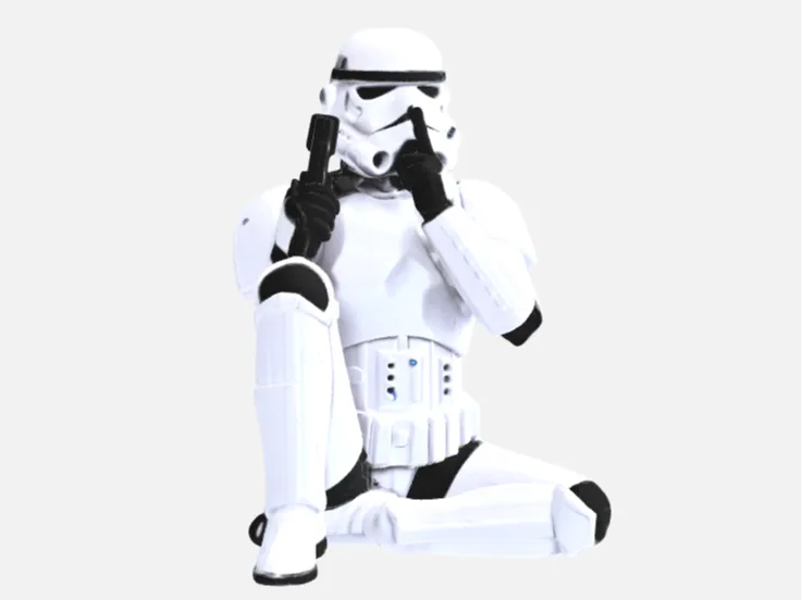 Storm Trooper Figur nichts sagen