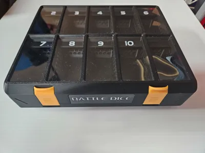 Twilight Imperium 4 Battle Dice Gridfinity Box
