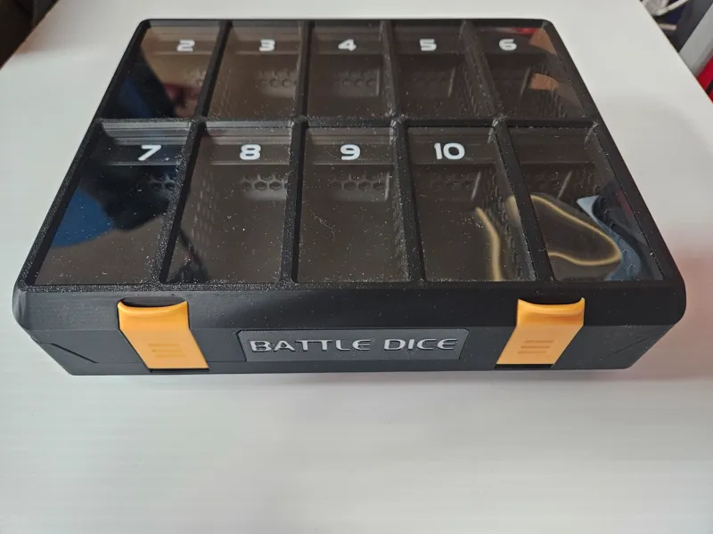 Twilight Imperium 4 Battle Dice Gridfinity Box