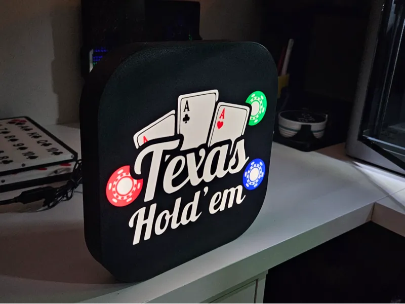 Poker Texas lightbox