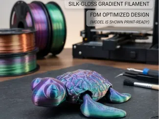 The Shell-Shaker | Cute Articulated Flexi Turtle