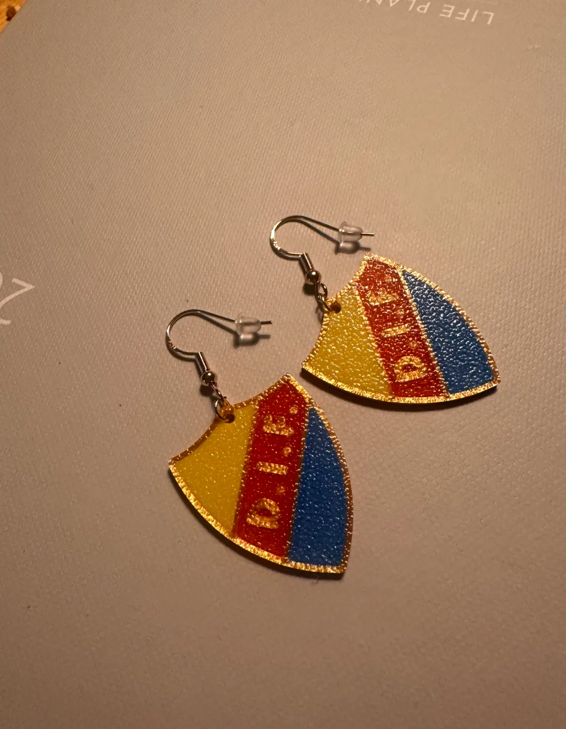 Hockey teams earrings view 3