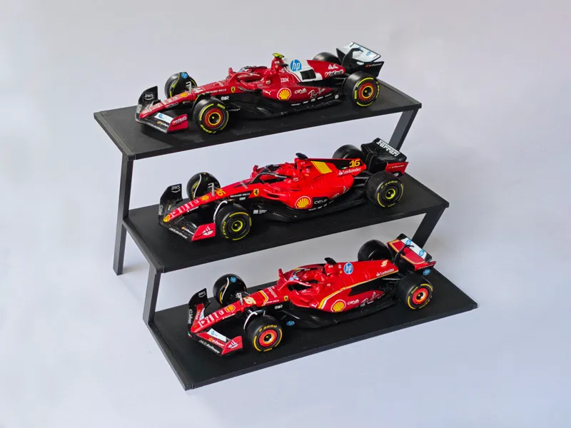 F1比美高三层展示车架