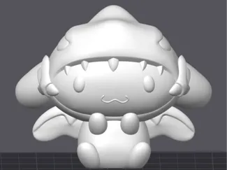 Cinnamoroll Blue Eyes White Dragon and Friends