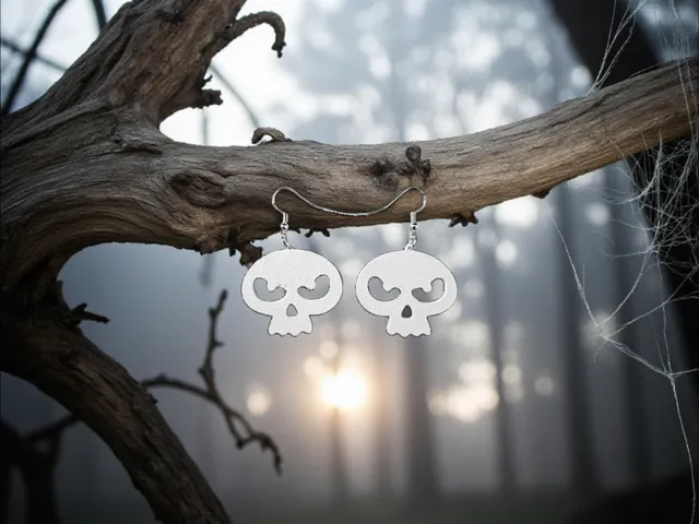 Angry Skull earrings