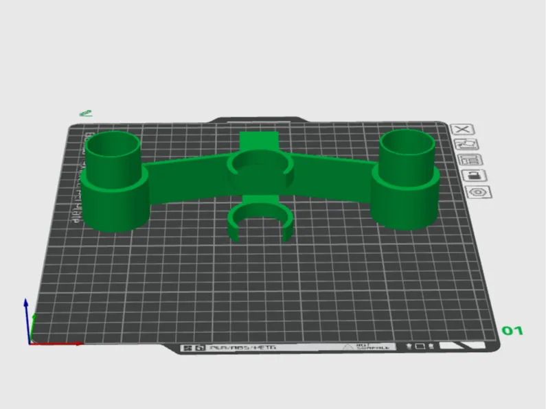 35mm Monitor Pole Dual Sign Mount