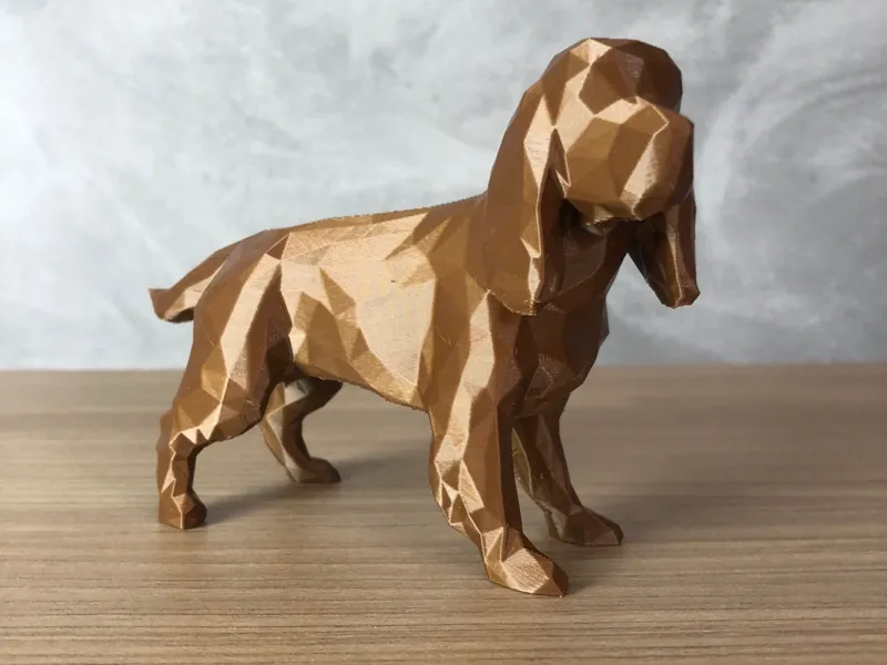 Cocker Spaniel Low Poly