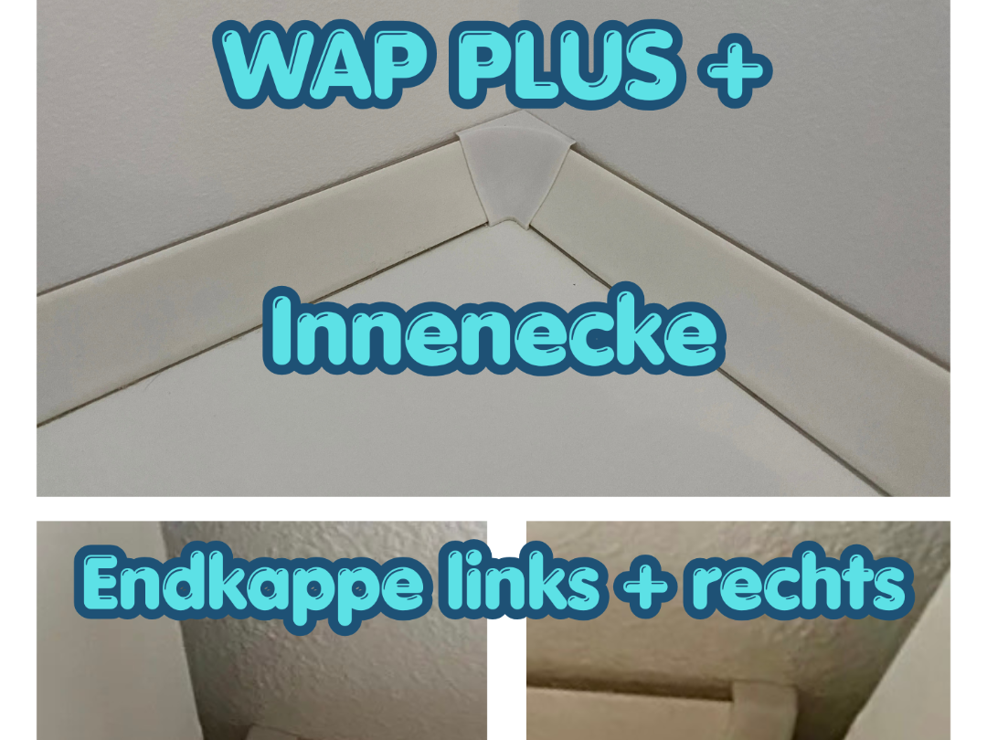 Inner Corner + End Cap Wall trim strip WAP Plus