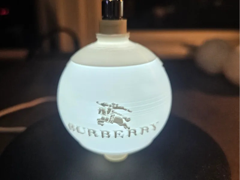 Burberry Christmas led bauble