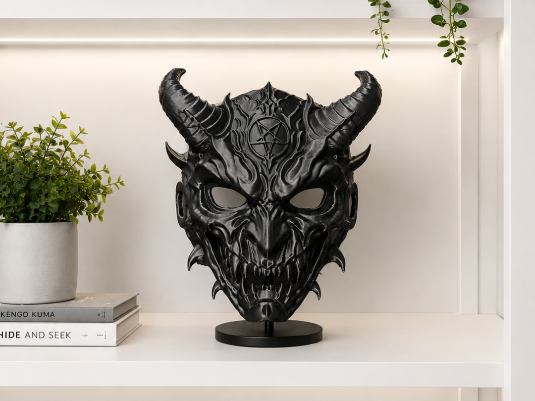 Evil Satanic Demon Mask – 3D Printable Horror Mask
