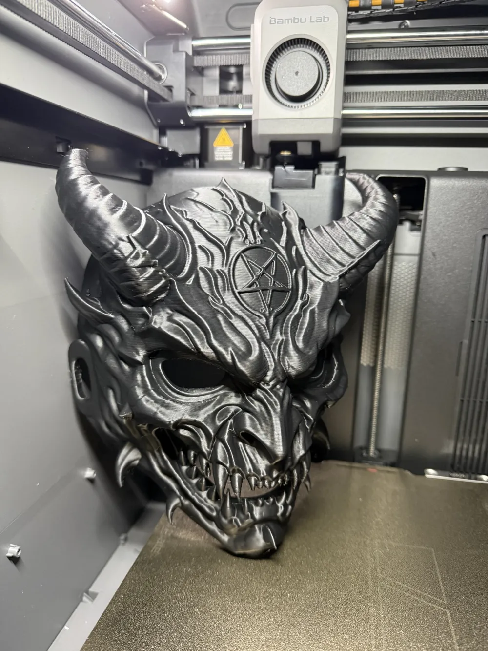 Evil Satanic Demon Mask – 3D Printable Horror Mask - Free 3D Print ...