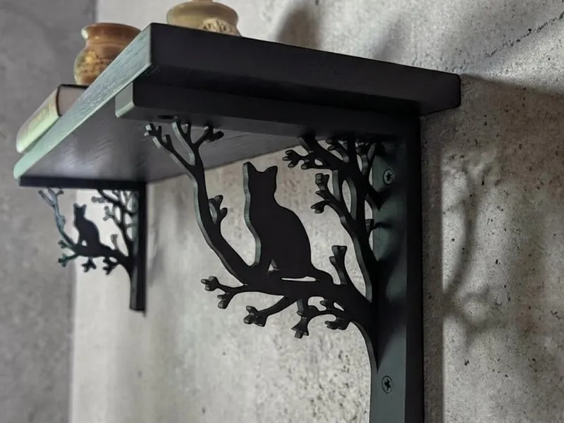 Cat shelf console
