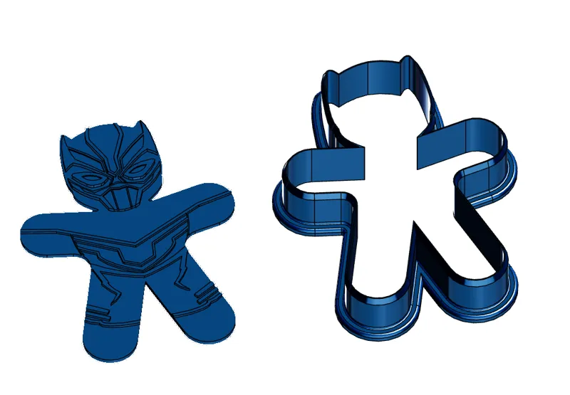 Black Panther Cookie cutter