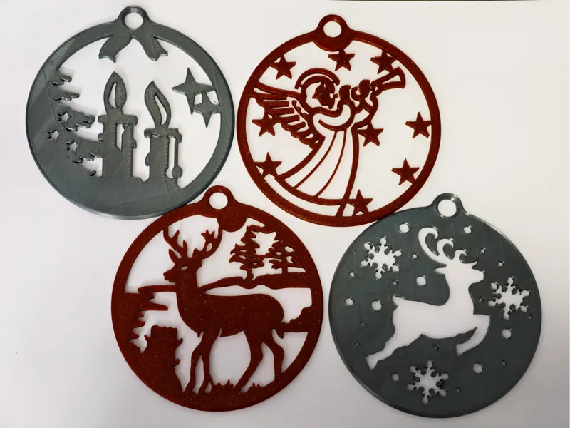 Christmas winter hanging ornaments