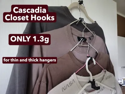Stackable Hanger Hooks Cascading Clothes Organizer