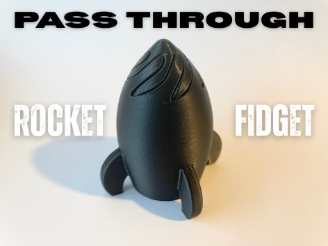 Passthrough Spiral Rocket Fidget