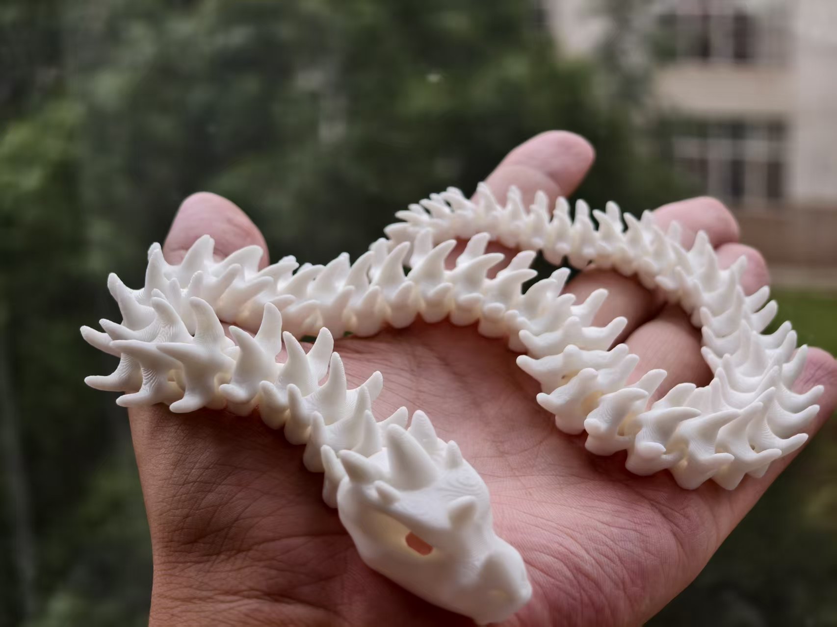 Miniatura 1 do modelo 3D 骨蛇，玩具，蛇年