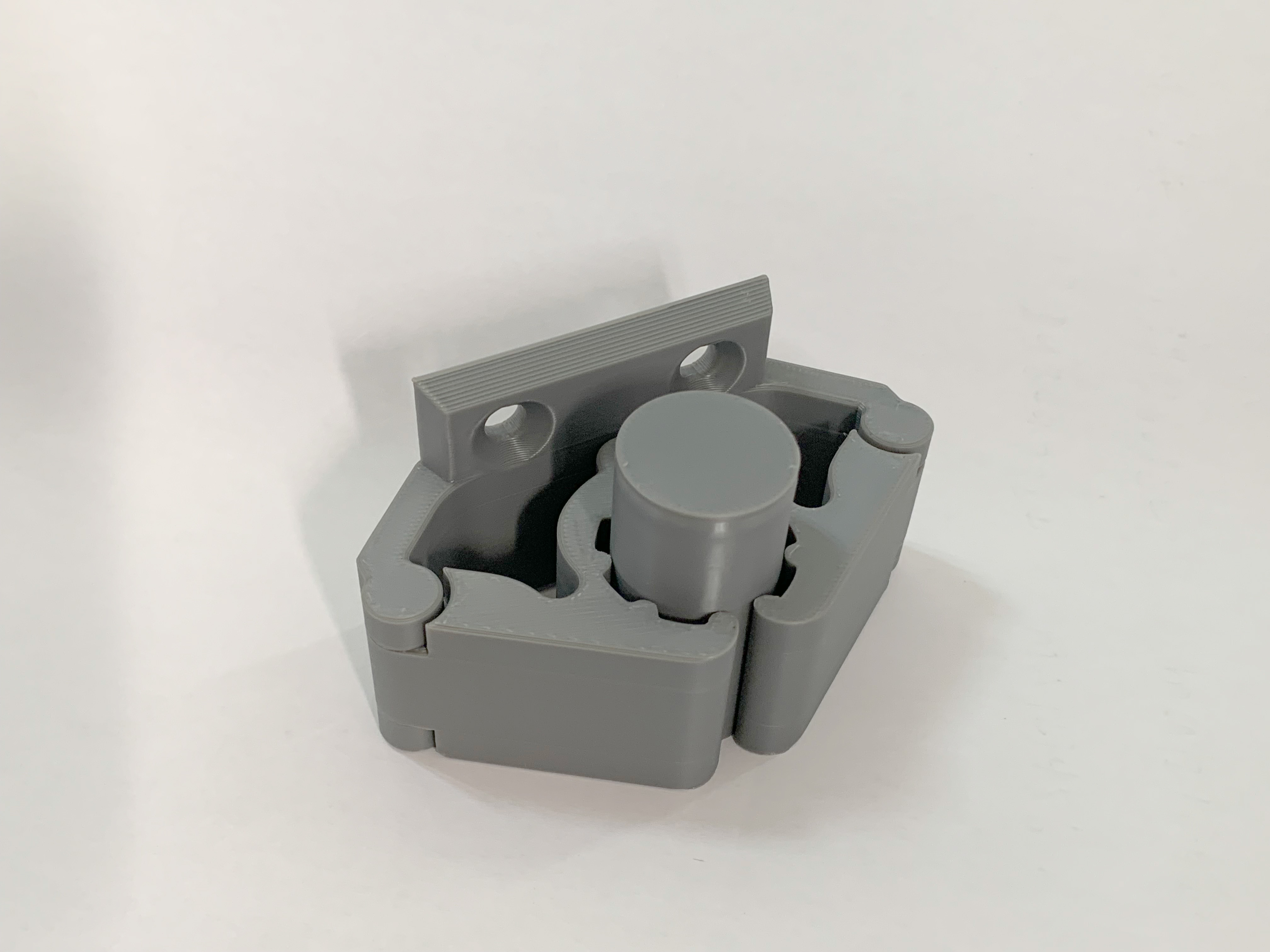 Miniatura 2 do modelo 3D 自锁扫帚锁扣（一体打印、坚固实用）