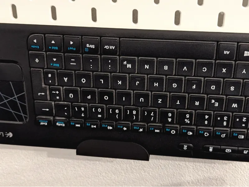 Ikea Skadis Keyboard Holder