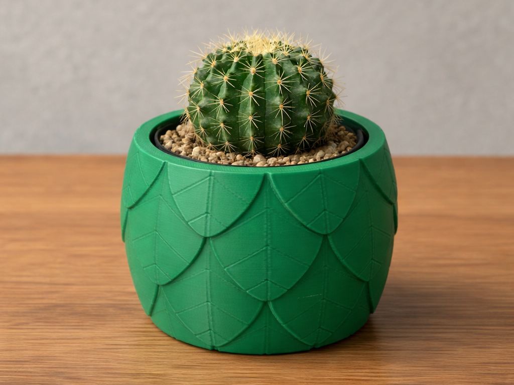 Leaf Scale Succulent Planter Botanical Flower Pot