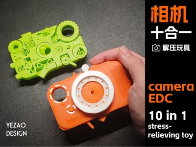 Camera - 10-in-1 Decompression Toy
