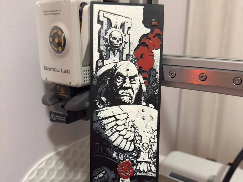 Inquisitor Ordo Malleus WH40K - HueForge bookmark