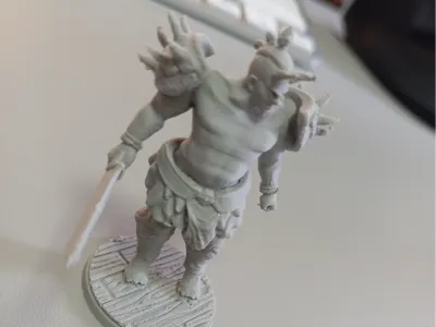 Half-Minotaur Man Dungeons & Dragons