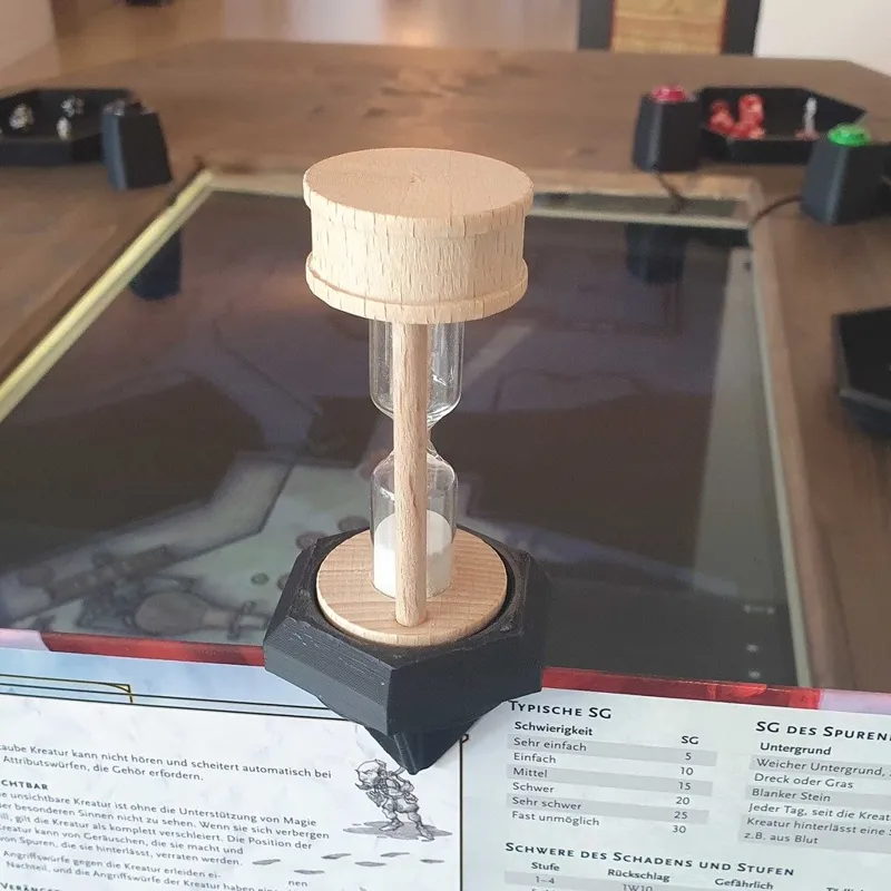 DM Screen Hourglass Holder