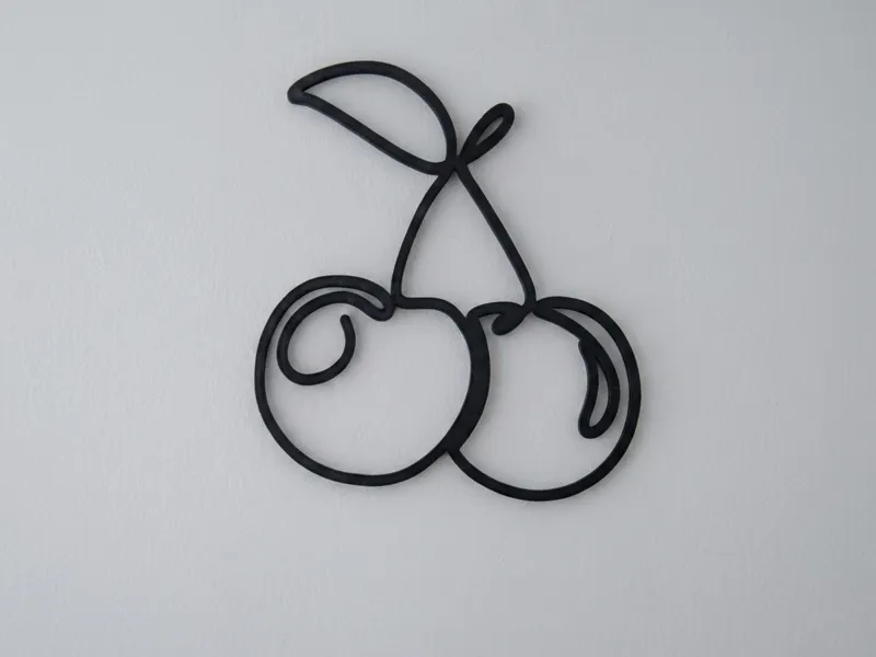Cherries — Minimalist Line Art Wall Decor