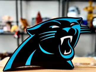 Carolina Panthers Lightbox w/stand