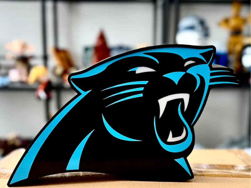 Carolina Panthers Lightbox w/stand