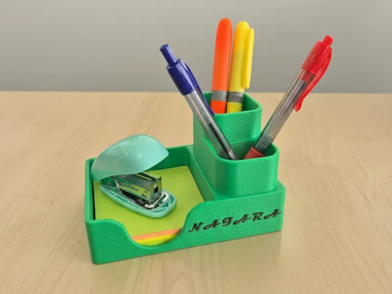 Desk organizer customizable